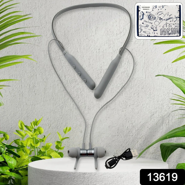 Bluetooth Headphone Neckband, Magnetic Earbuds (1 Pc) - justgrabit.in | Just Grab It