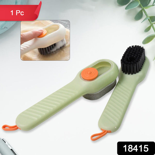 Multifunctional Scrubbing Brush with Liquid / Soap Dispenser (1 Pc) - justgrabit.in | Just Grab It