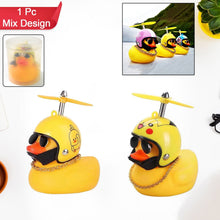 Beautiful Duck Car Ornaments Duck Bicycle Bell Propeller Helmet (1 Pc / Mix Design) - justgrabit.in | Just Grab It