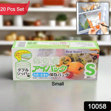 Small Food Seal Bag | Transparent Fresh Food Bags (20 Pcs Set) - Justgrabit Inc.