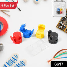 Cable Holder, Adhesive Cable Organizer for Cable Management (4 Pcs Set) - justgrabit.in | Just Grab It