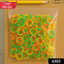 Multicolor Rubber Bands (Elastic & Reusable, Office & Home), Hair accessories - justgrabit.in | Just Grab It