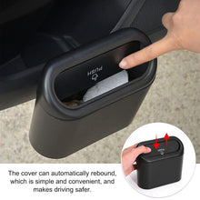 Plastic Mini Car Trash Can / Bin with Lid (1 Pc / With Brown Box) - justgrabit.in | Just Grab It