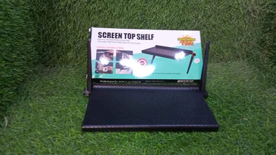 TV Top Shelf Screen Shelf Adjustable Monitor Shelf Media Shelf TV Shelf for Cable Box Game Storage TV Stand Above TV Shelf Mount Audio Video Shelving for Cellphone Stand - justgrabit.in | Just Grab It