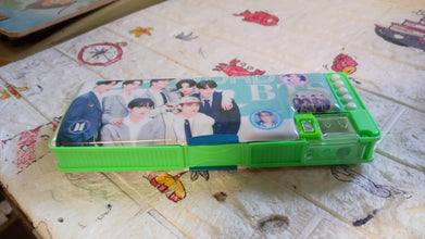 Multipurpose Compass Box (2 Compartments): Cartoon Pencil Case for Kids - justgrabit.in | Just Grab It
