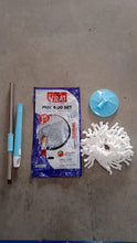 Stainless Steel 360° Rotating Mop with Microfiber Head & Adjustable Rod - justgrabit.in | Just Grab It