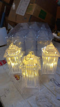 Lantern Shape Led Light Decorative LED Flickering Crystal Candle Light for Holiday Party, crylic Crystal Table Lamp Crystal Table Lamp Atmosphere Lamp Bedroom, Diwali (MOQ : - 12pc) - justgrabit.in | Just Grab It