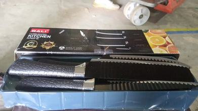 Stainless Steel Knife Set With Chef Peeler And Scissor (6 Pieces) - Justgrabit Inc.