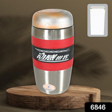 Steel Travel Mug / Tumbler / Cup, Double Walled With Rubber Grip 400ml. - justgrabit.in | Just Grab It