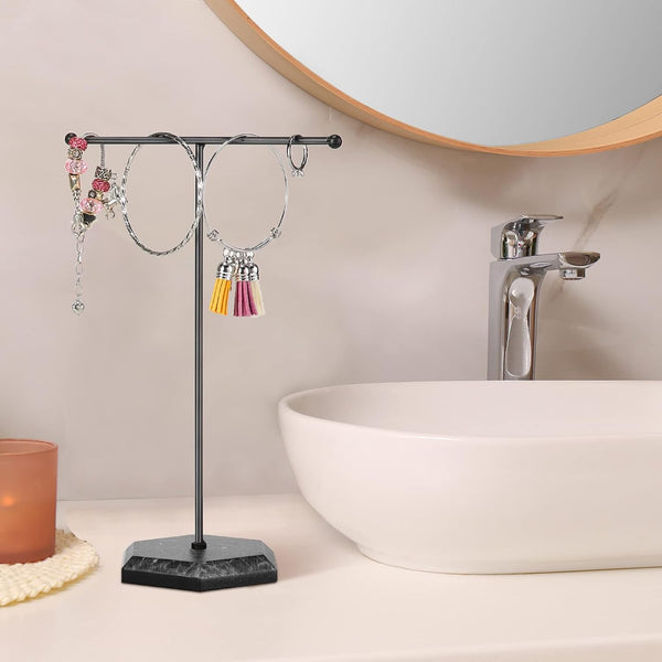 T Shape Necklace Holder Jewelry Stand (1 Pc) - justgrabit.in | Just Grab It