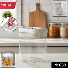 Airtight Lock & Seal Transparent Kitchen Storage Container (1100 ML) - justgrabit.in | Just Grab It
