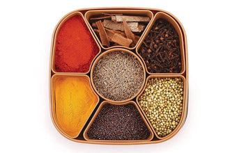 Masala Rangoli Box Dabba for keeping Spices - Justgrabit Inc.