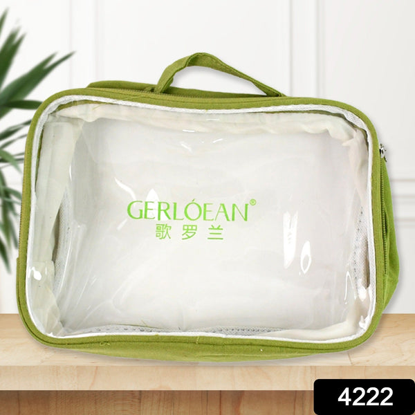 Transparent Zipper Closing Pouch (1 Pc / Big) - justgrabit.in | Just Grab It