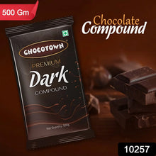 Dark Compound 500gm | Chocotown Dark Choco Slab - justgrabit.in | Just Grab It