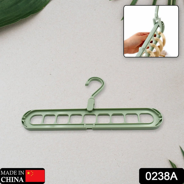 Plastic Hanging Hook - Multi - Hole Wardrobe Organizer for Clothes Storage & Display - justgrabit.in | Just Grab It