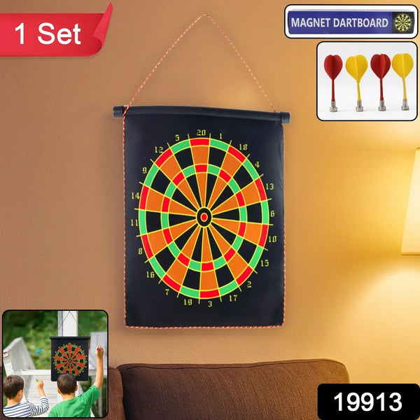 Magnetic Roll - Up Dartboard Game - (12 - inch / Set) - justgrabit.in | Just Grab It