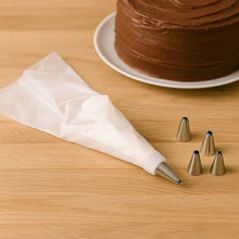 Cake Decorating Nozzle with Piping Bag Stainless Steel Piping Cream Frosting Nozzles - Justgrabit Inc.