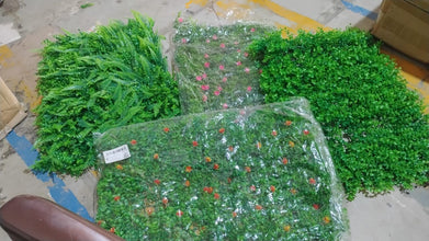 Square Grass Artificial Aquarium Fish Tank (60×40 Cm/Mix Design/1 Pc) - justgrabit.in | Just Grab It