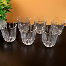 Premium Transparent Glass Tumbler Set, Tumbler (256ML / 6 Pc) - Justgrabit Inc.