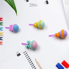 Lolipop Eraser for Girls & Boys / Eraser for School B'Day Return Gift Party Doughnut Lollipop Ice Cream Theme Shape Erasers Set for Kids Educational Stationary kit, School Supplies (1 Set 4 Pc) - justgrabit.in | Just Grab It