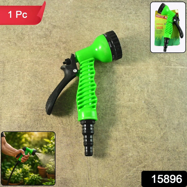 Multi - Pattern Garden Hose Spray Nozzle (1 Pc) - justgrabit.in | Just Grab It