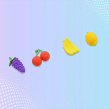 Mini Cute Vegetables and Fruits Erasers or Pencil Rubbers for Kids, 1 Set Fancy & Stylish Colorful Erasers for Children, Eraser Set for Return Gift, Birthday Party, School Prize, 3D Erasers (4 pc Set) - Justgrabit Inc.