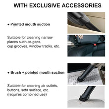Portable Vacuum Cleaner Wireless USB High Power Strong Suction Handheld Vacuum Cleaner for Home Cars - Justgrabit Inc.