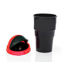 Plastic Car Mini Dustbin / Trash Bin Dust Case Best for Traveling (Multicolour) - Justgrabit Inc.