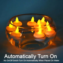 Set of 12 Flameless Floating Candles Battery Operated Tea Lights Tealight Candle - Decorative, Wedding., Diwali( Diya , Divo , Diva , Deepak , Jyoti ,) - Justgrabit Inc.