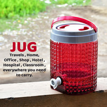 Diamond cut design plastic water jug to carrying water and other beverages. (4500Ml) - Justgrabit Inc.