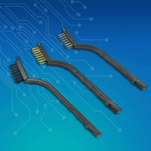 3pcs Mini Wire Brush Set (Steel / Nylon / Brass Brush) - Justgrabit Inc.