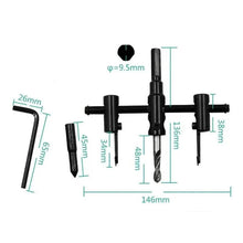 Adjustable Circle Hole Saw Drill Bit Cutter - Justgrabit Inc.