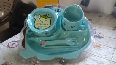 Baby Feeding Set For Kids And Toddlers (7 pcs set) - justgrabit.in | Just Grab It