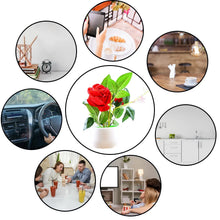 Artificial Rose Flower Plant With Pot, For Home Office Or Gift - Justgrabit Inc.