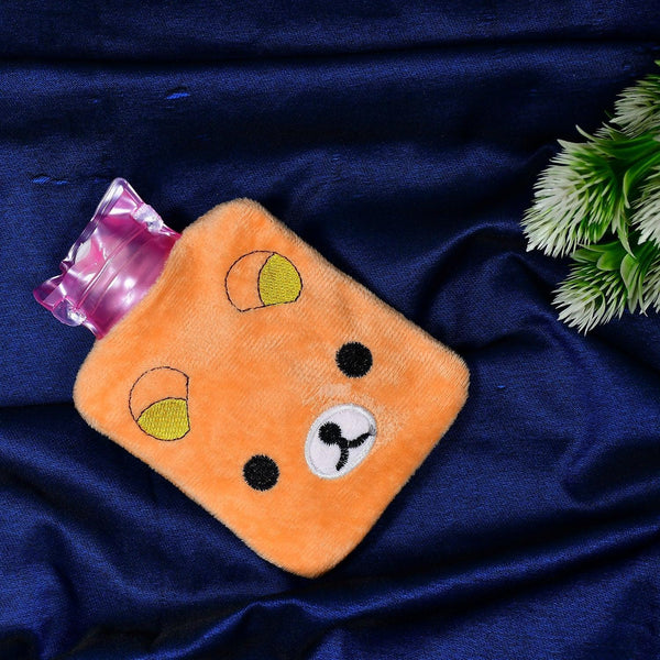Warm Hug from a Panda: Orange Panda Hot Water Bag for Pain Relief - justgrabit.in | Just Grab It