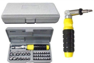 Socket and Screwdriver Tool Kit Accessories (41 pcs) - justgrabit.in | Just Grab It