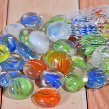 Glass Gem Stone, Flat Round Marbles Pebbles for Vase Fillers, Attractive pebbles for Aquarium Fish Tank. - Justgrabit Inc.