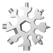 Durable & Portable 18 in 1 Snowflake Multi - Tool, Snowflake Bottle Opener Flat Phillips Screwdriver Kit Wrench - justgrabit.in | Just Grab It