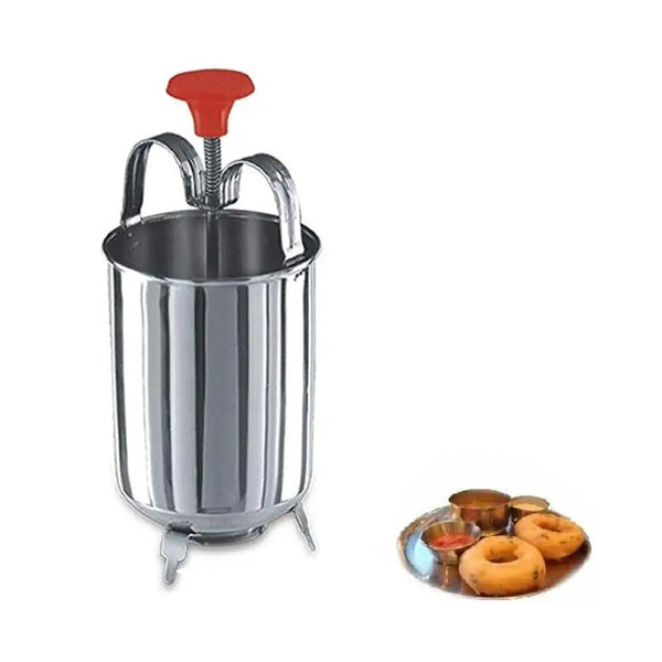 Stainless Steel Medu Vada And Donut Maker For Perfectly Shaped And Crispy Vada Maker - justgrabit.in | Just Grab It