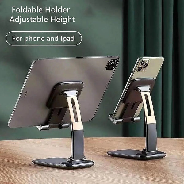 Phone Holder for Table, Foldable Universal Mobile Stand for Desk - Justgrabit Inc.