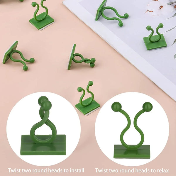 30pcs wall Plant Climbing Clip widely used for holding plants and poultry purposes and all (Box/30 Pcs Set) - Justgrabit Inc.