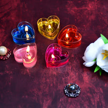 Heart Shape Wax Scented Candles, Diwali (Pack of 20 pcs) - Justgrabit Inc.