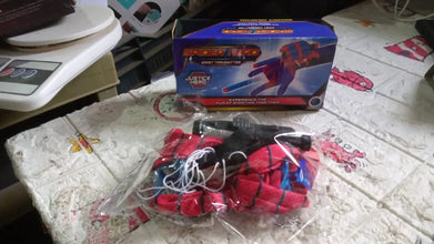 Web Shooter Toy for Kids Fans, Launcher Wrist Gloves Toys For Kids, Boys Superhero Gloves Role - Play Toy Cosplay, Sticky Wall Soft Bomb Funny Children's Educational Toys - justgrabit.in | Just Grab It