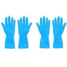 2 - Pair Large Blue Multipurpose Gloves – Ideal for Washing, Gardening & Cleaning - justgrabit.in | Just Grab It