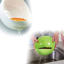 Kitchen Plastic big Rice Bowl Strainer Perfect Size for Storing and Straining - Justgrabit Inc.