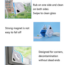 Double face glass cleaner Window Squeegee, Magnetic Window Washing Equipment. - justgrabit.in | Just Grab It