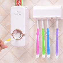 Toothpaste Dispenser & Tooth Brush Holder - justgrabit.in | Just Grab It