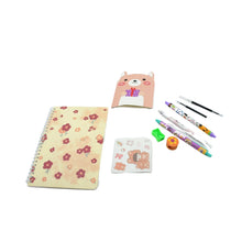 Cartoon Stationery Box Cartoon Design School Box Book , diary , Pen , Eraser, Sharpner , Sticker & Pen Refill Student Gift School box (1 box) - justgrabit.in | Just Grab It