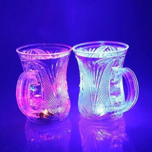 LED Light - Up Party Cups - Flashing Water - Activated Drinking Glasses with Handle (2 - Piece) - Justgrabit Inc.