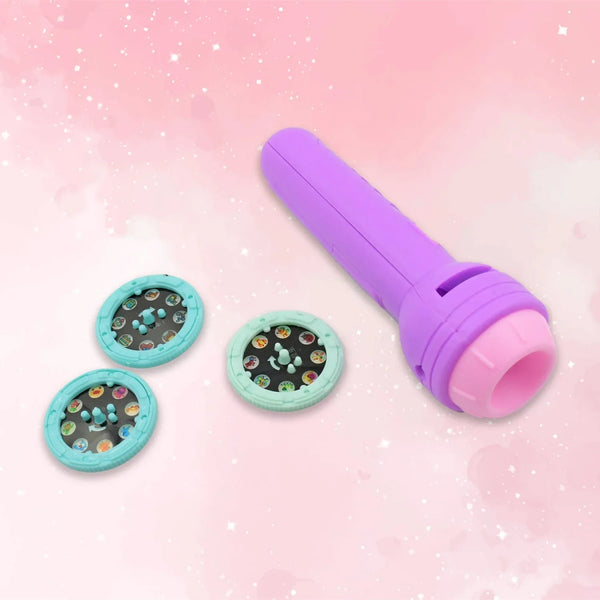 Mini Slide Projector for Kids (3 Slides): Projector Torch, Animated Patterns - Justgrabit Inc.